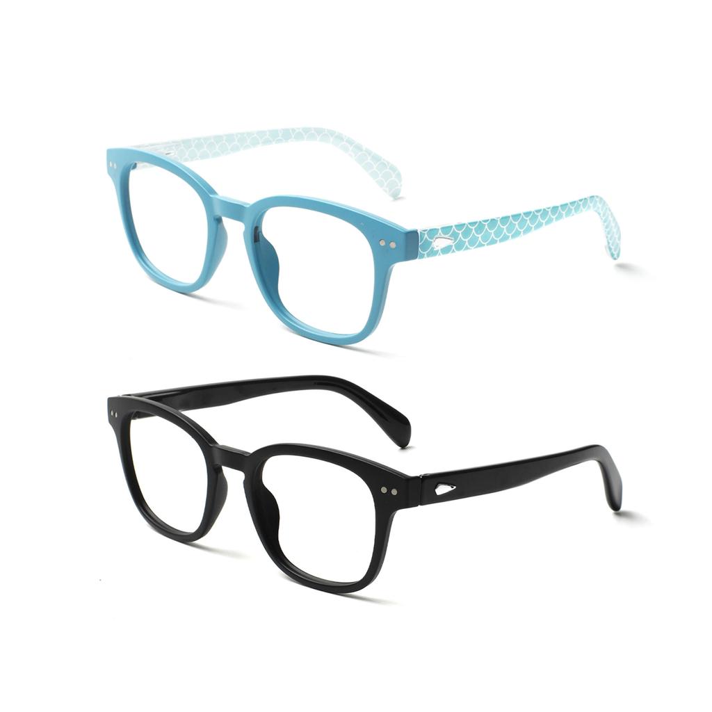TUREZING Presbyopia Eyeglasse-s Diopter Glasses Blue Light Blocking Men Women Premium Grade Stylish Print Flexible Spring Hinge