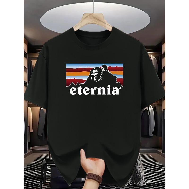Eternia+ Basketball Passion Youth Print Men s Round-Neck T-Shirt, Dynamic and Energetic,Ideal for Basketball Fans and Young People Who Love Sports S чёрный