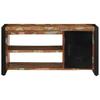 Shoe Bench Multicolour 100 X 40 X 50 Cm Solid Reclaimed Wood