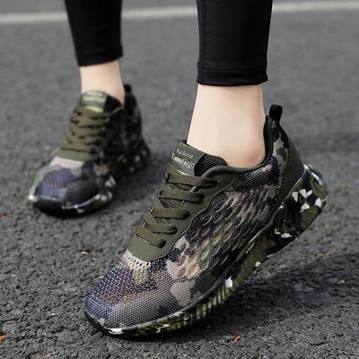 New Summer Hollow Sports Camouflage Couple Shoes Men's and Women's Outdoor Training Shoes Trendy Shoes