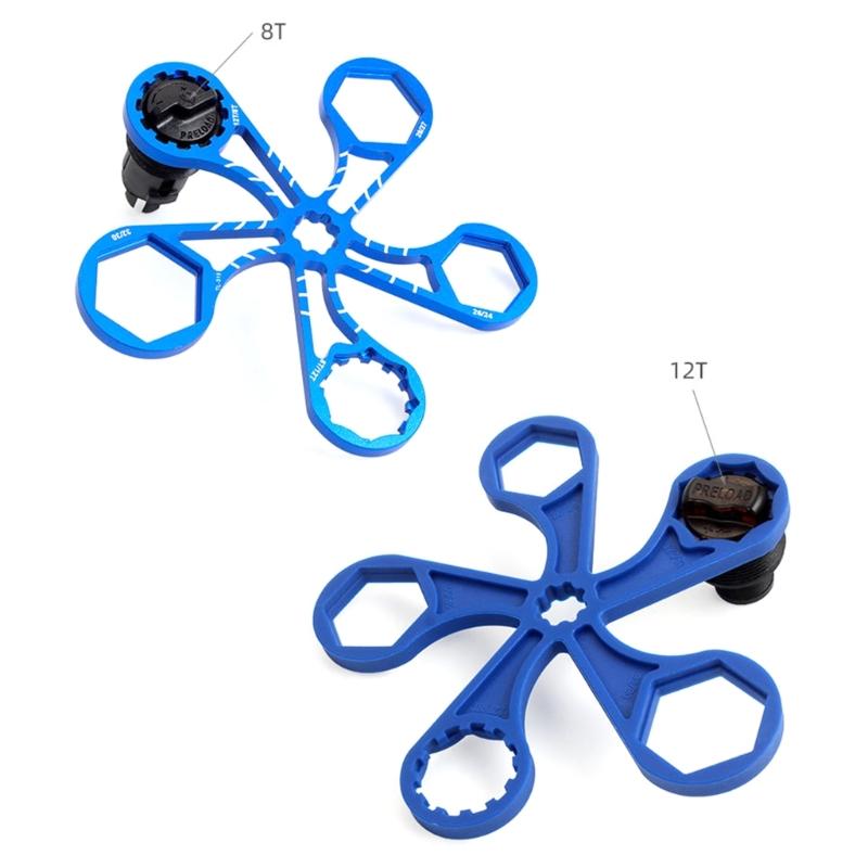 Bicycles Fork Caps Wrench Nylon/Alloy Bicycles Suspension Caps Removal and Installation Forks Spanner Tool for Repairing