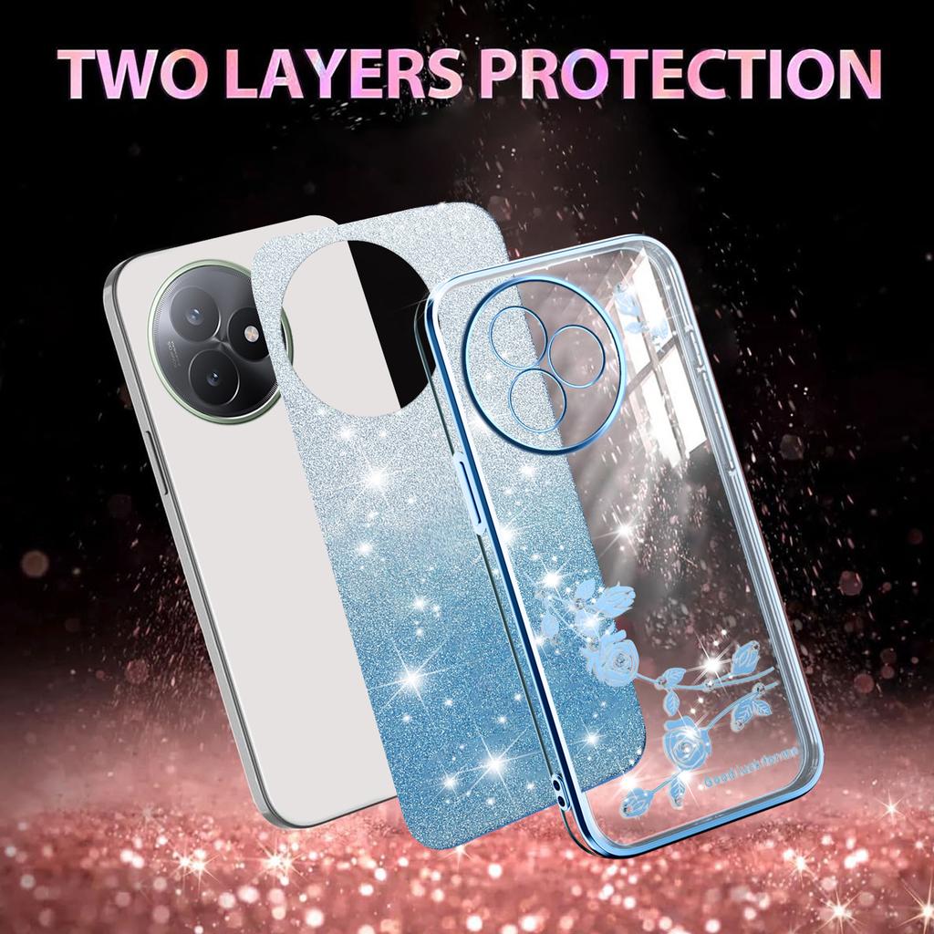 For Xiaomi Redmi K80 Ultra 5G Case Flower TPU Flexible Gradient Phone Cover