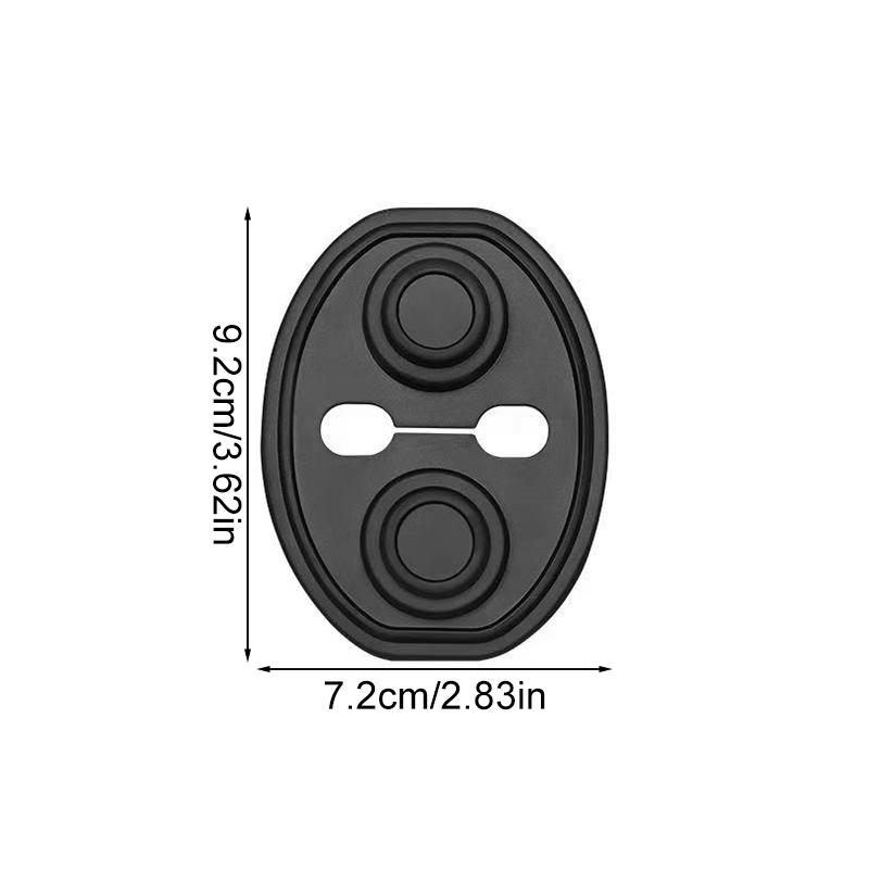 4 buc/Pachet Blocări cu Zăvor Mâner Ușă Anti Rugină Amortizor Silicon DIY Protecție Coliziune Vehicul
