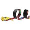 Race Car Track Toy Set Flexible Rail Car Track Tough Suction Cup Bendable Loopable Kids Car Toy Adhesive Rail Car Play Kit