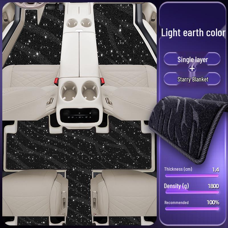 Eco-Friendly Double-Layer Floor Mats for ZEEKR LS9 Interior