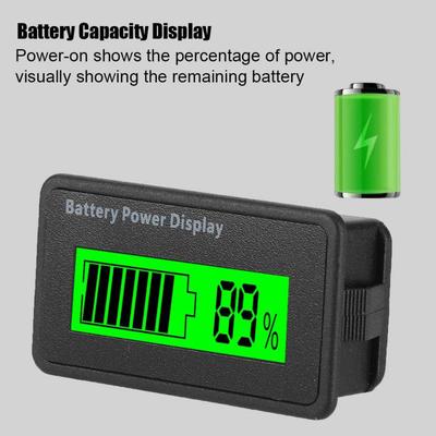 GY-6H Batterieleistungsanzeige 12-48V Batteriekapazitätsanzeige Tester Voltmeter