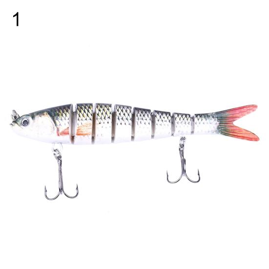 MUQZI Sports Accessory 13.7cm 27g Multi Jointed Fishing Artificial Lifelike Lure Wobbler Swim Bait
