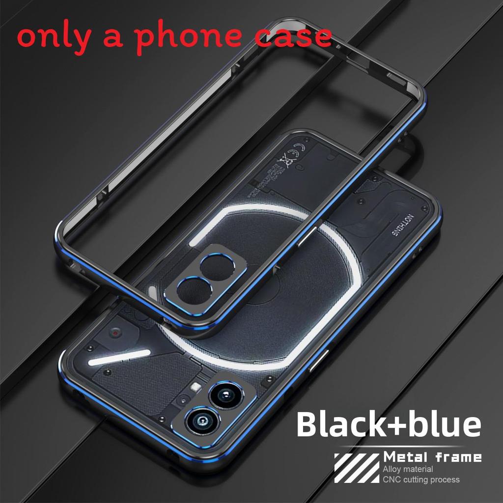 For Nothing Phone2 Metal Frame Protective Case With Shockproof And Heat Dissipation For Stylish Phone Accessories