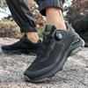 New Side Rotating Buckle Low-top Non-slip and Wear-resistant Cushioning Mountaineering Shoes Outdoor Off-road Hiking Sports Running Shoes