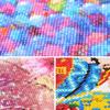 5D Needlework Diy Diamond Painting Cross Stitch Rose Diamond Embroidery Flower Vertical Print Round