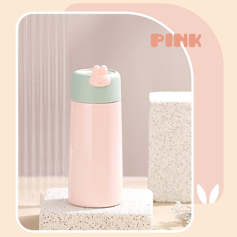 MeyJig Mini přenosná termo vakuová láhev na vodu pro děti, dárkový kelímek 200 ml