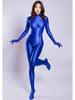 M Xl Shiny Nylon Catsuit Bodystocking Zipper Crotch Bodysuit Tights Ealstic Fitness Leotard Conjoined Jumpsuit Overalls Unitard