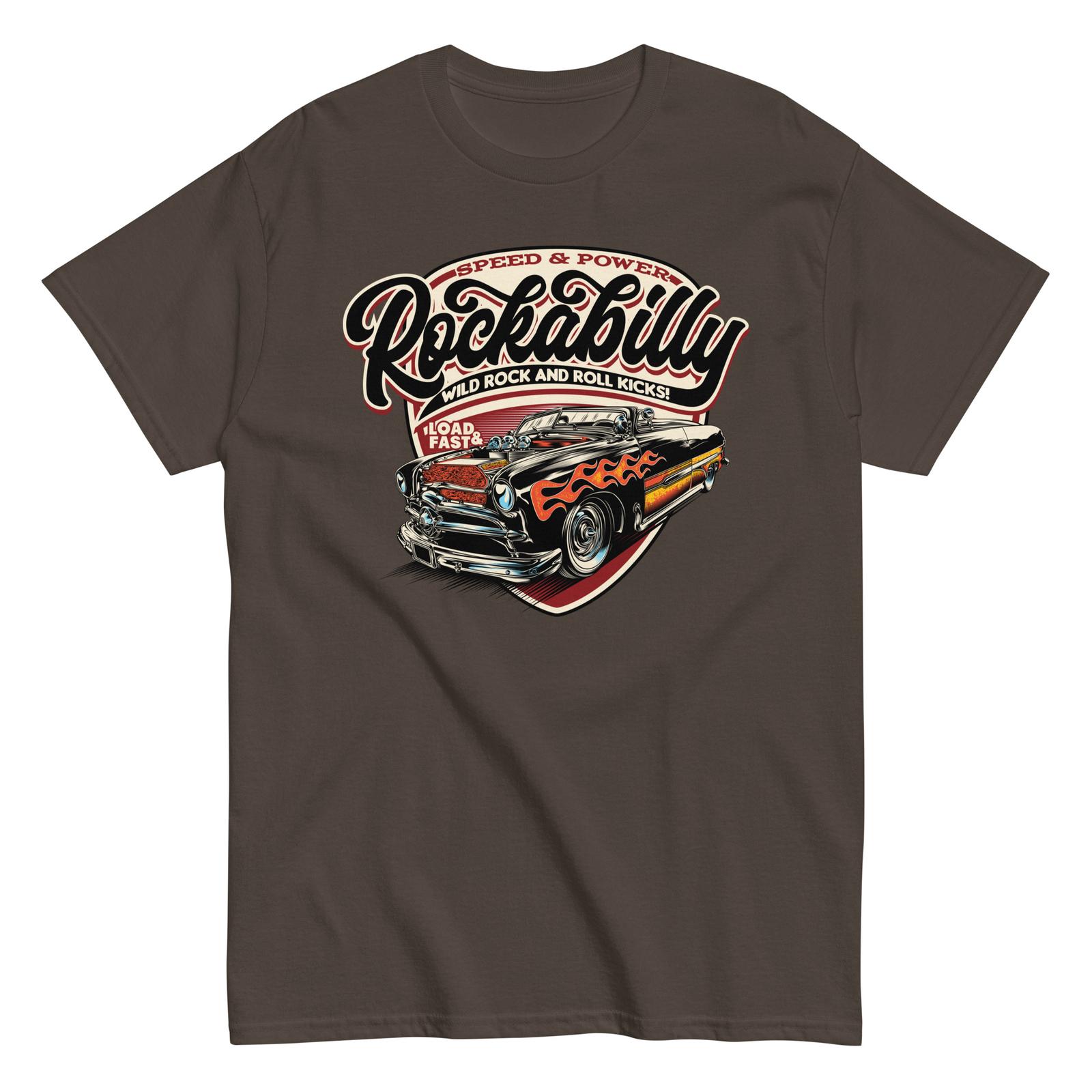 Rockabilly T-shirt Retro Rock And Roll Tee Garage Racer Vintage Car Hotrod XL