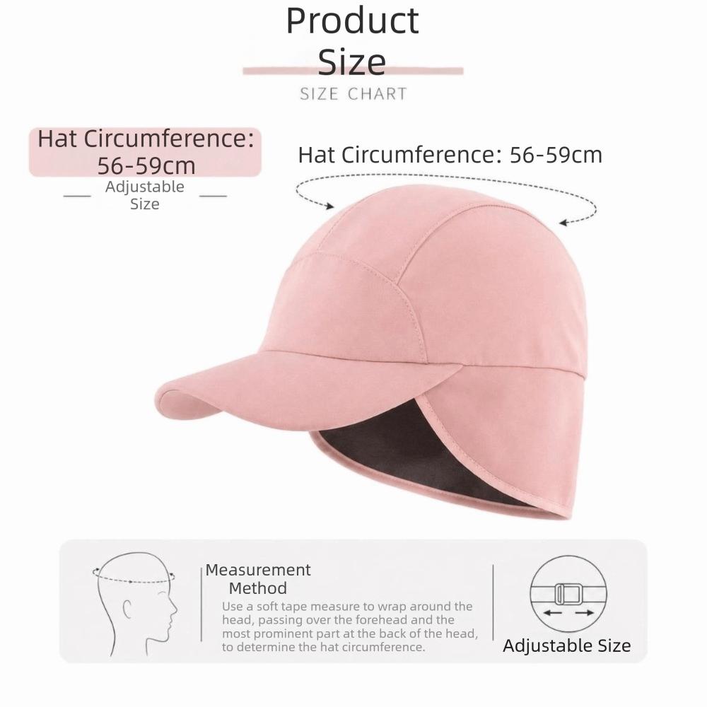 Adjustable Snapback Ear Flap Baseball Cap Thickened Fleece Winter Sports Hat