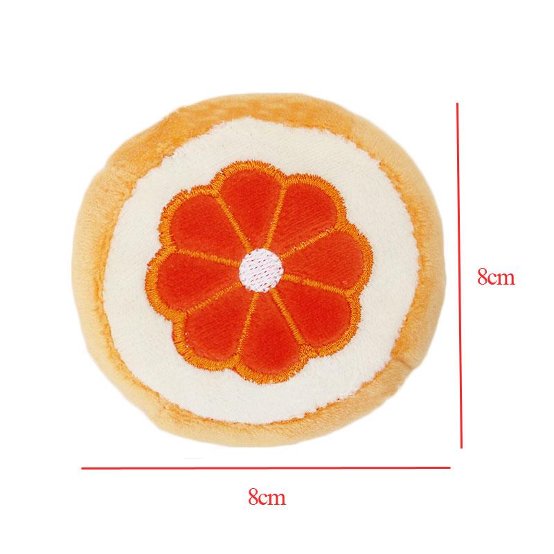 2026 Fruit Dog Toys Squeaker Plush Chew Toy for Small Dogs Training Perros Soft Squeeze Sound Cute Banana Watermelon Pet Accessories