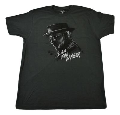Breaking Bad Mens I Am The Danger Dark Charcoal Shirt New S, M