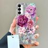 Summer Pink Rose Flowers Phone Case for Samsung Galaxy A55 A56 A36 A26 A16 A53 A06 A14 A24 A34 A54 A15 A25 A35 A13 Shell Cover