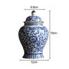 Barattolo di zenzero in ceramica, vaso universale, barattolo di conservazione in porcellana, barattolo del tempio