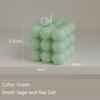 Ins Bubble Cube Shaped Candle Handmade Scented Candle Aromatherapy Soy Wax Candle Home Decoration Wedding Birthday Party Candles