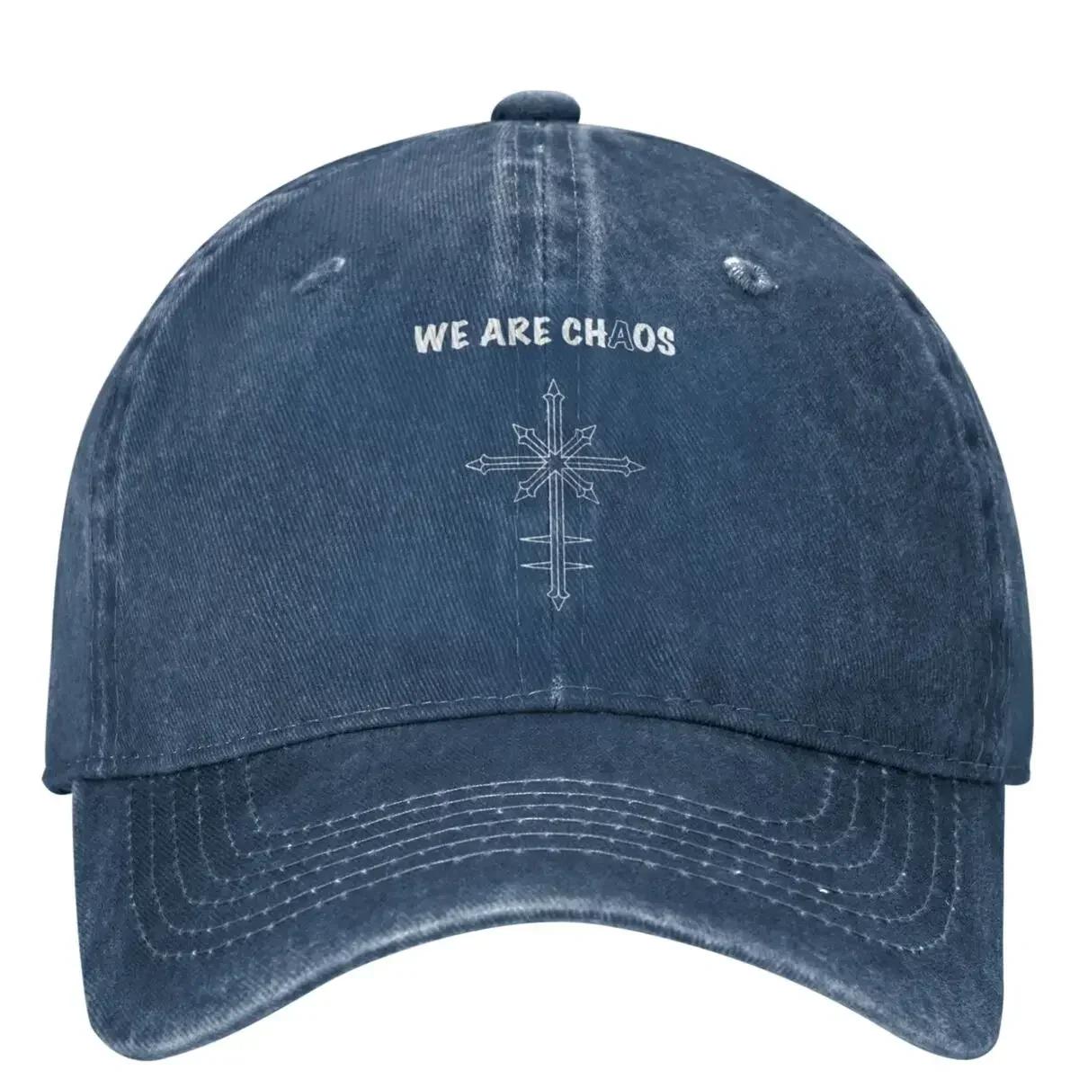 Marilyn Manson We Are Chaos Baseball Caps Stuff Vintage Distressed Denim Snapback Dad Hat Men Women Travel Adjustable Hats Cap One Size