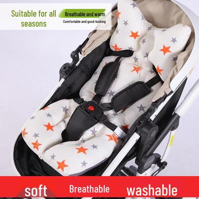 Universal Four Seasons Stroller & Dining Chair Cushion - Cotton Pad with Added Warmth & Thickness for Autumn/Winter