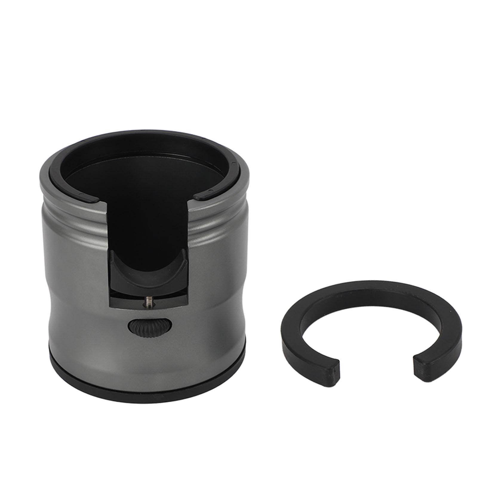 Soporte para Portafiltro de Café Altura Ajustable Universal Fácil de Instalar Soporte Redondo para Tamper de Café gris