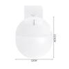 1 PCS Wall Decorative Plastic Hanging Planters Pot Wall Mounted Flower Planter Garden Indoor Wall Decor Durable for Plants