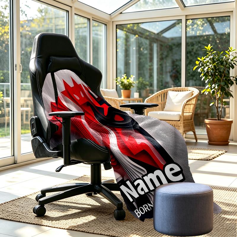 Custom Name Personalized Manchester Football F.C Print Blankets, Home Decor, Bedroom, Sofa, Camping, Couch, Gifts for Birthday Christmas