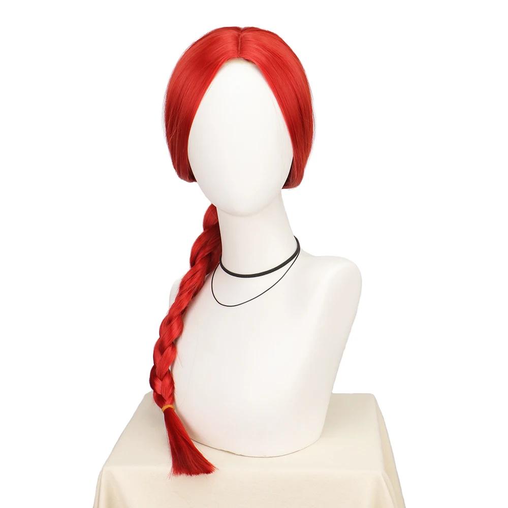 2 Jessie Cosplay Wigs Braid Styled Long Synthetic Hair Heat Resistance Fiber WigsBraid Styled Wig