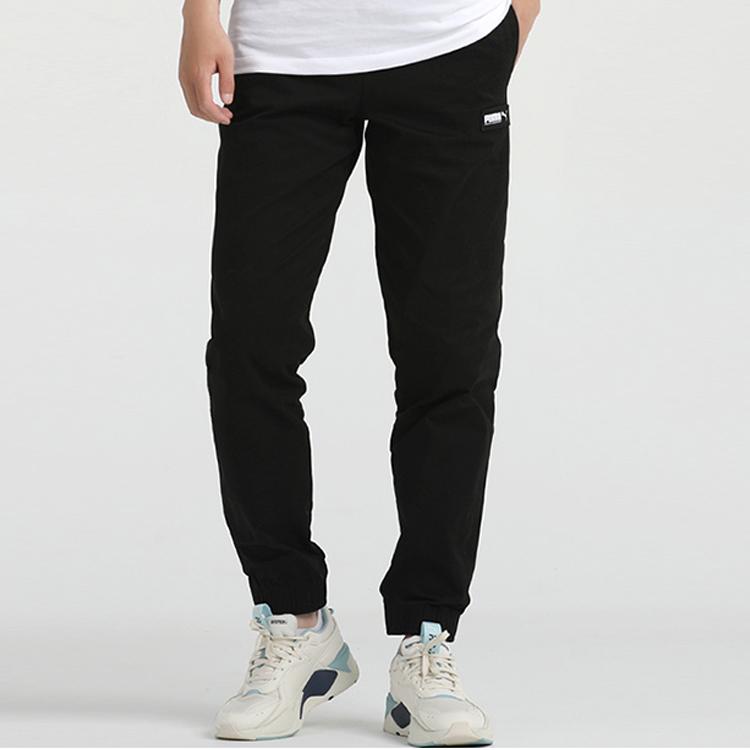 Puma Sports Casual Woven Pants Men Bottoms Black 844113-01