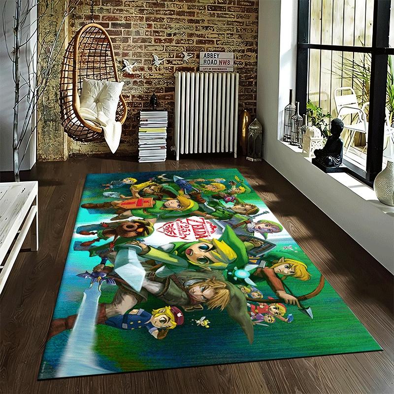 Green Warriors of Adventure and Legend Suitable for Use As an Anti-slip Game Mat for Living Room and Bedroom Sofas