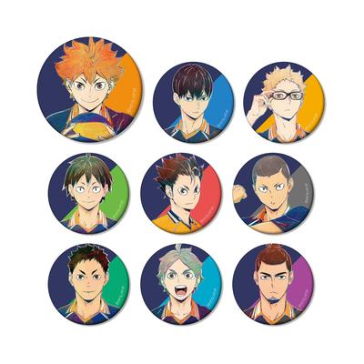 Armabianca Trading Ani Art 4 Matte Can Badge Diameter 56mm 9 Pieces BOX Haikyu!! Vol. Paper/Tin