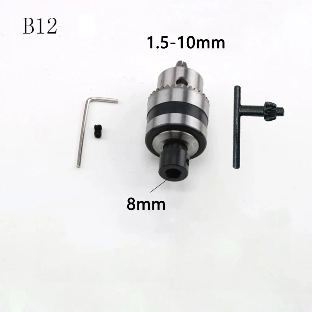 Wood Working Machine Milling Machine For Milling Machine Drill Chuck B12 Drill Chuck 1.5-10mm 33mm 4Pcs Set 5mm