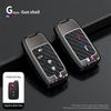 Metal Key Shell for Toyota Camry, Crown, Reiz, Prado, Land Cruiser (Old Models) with Snap Button