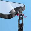 Upgrated 360 Rotatable Stainless Steel Phone Tether Tab Metal Patch Gasket Cellphone Lanyard Safety Connecter Piece New