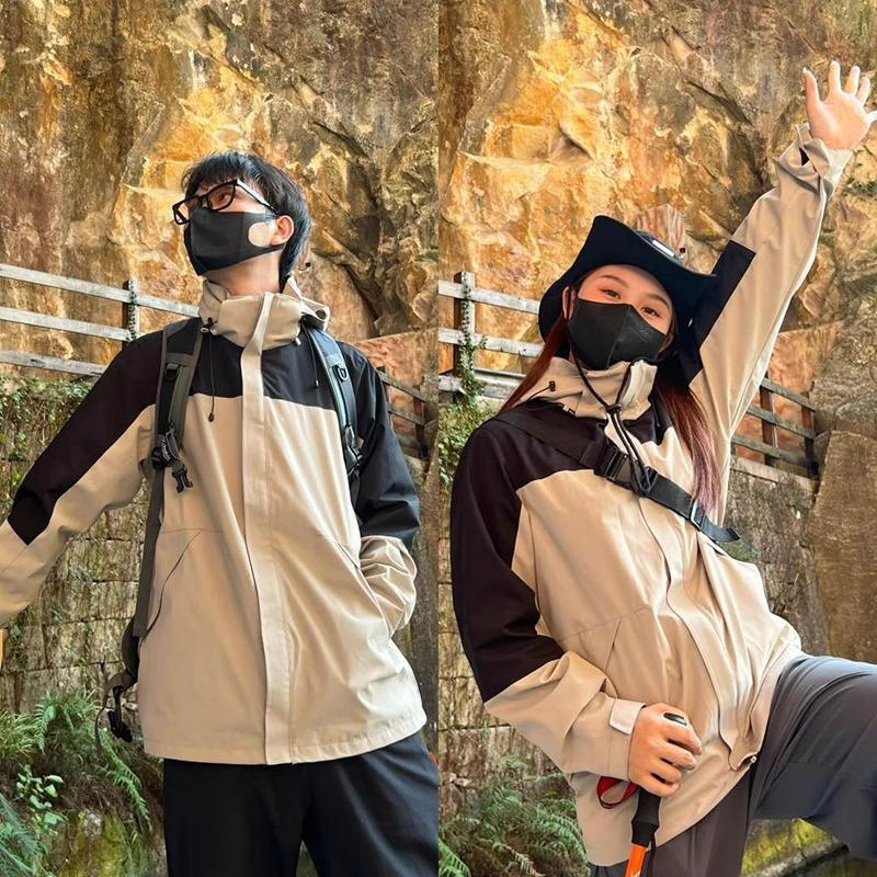 

Флисовый двухкомпонентный ветрозащитный костюм серии Mountain для мужчин и женщин (Весна осень) 3XL (175-190 lbs)