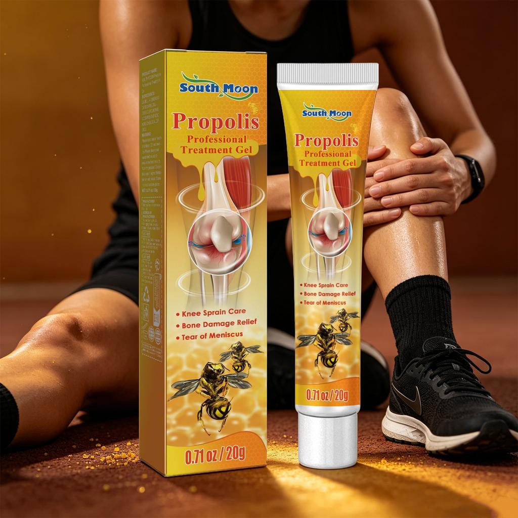 Propolis Joint Care Gel for Knees Back Neck and Shoulders Soothe Massage Cream Relieve Post-Workout Joint Tiredness Joint Care