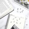 100PCS Metal Mini Paper Clips 0.6inch (15mm) Small Paperclips Super Cute Tiny Paperclips Finish Steel Tiny Paper Clips Journaling Decorative Small