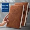 Soft Leather Business Notebook for Meetings & Notes - Thickened Cover
