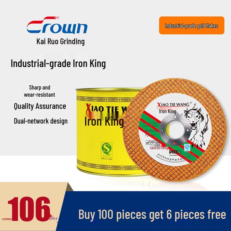 King of Cutting: Ultra-thin 100mm Stainless Steel Angle Grinder Disc for Metal Polishing & Grinding