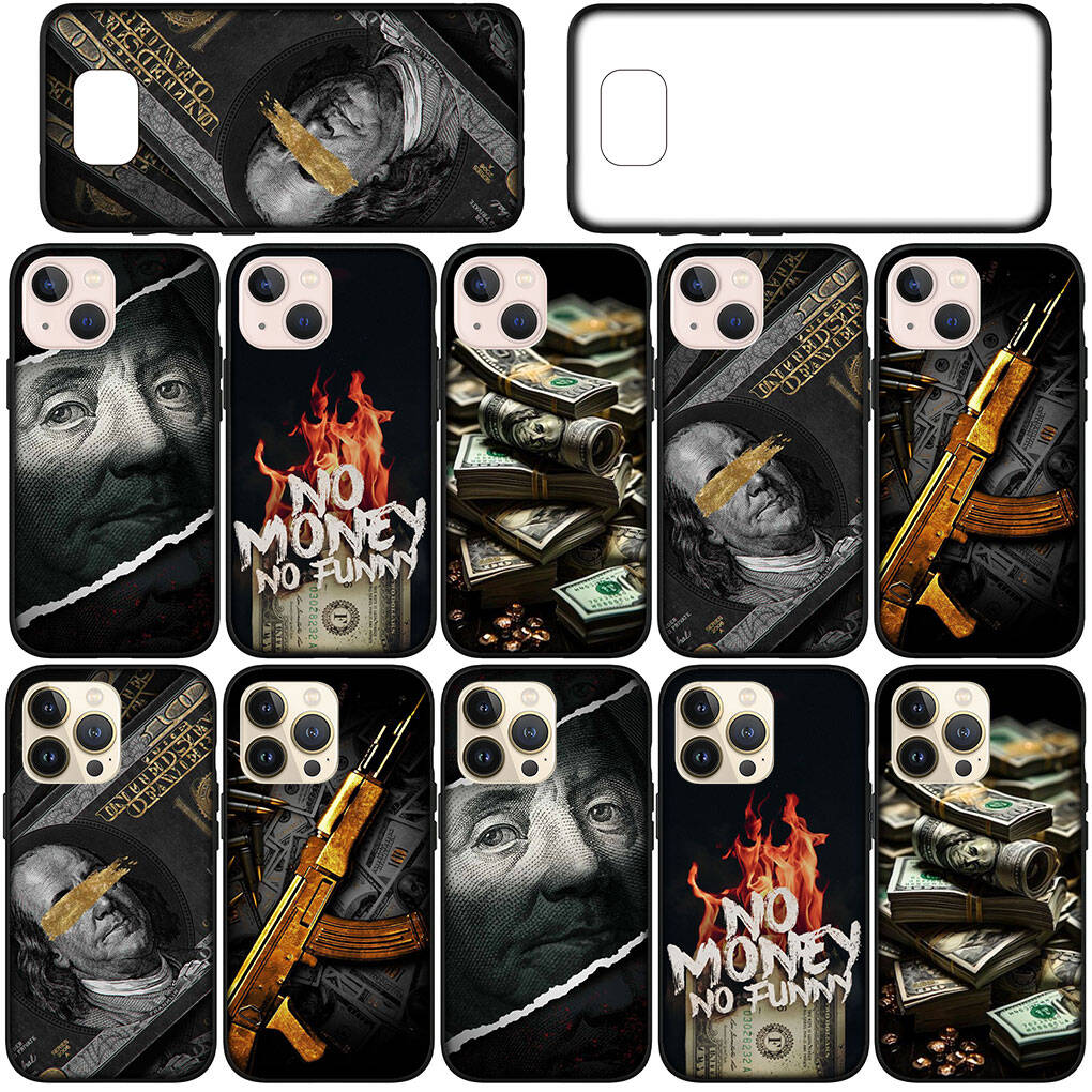 for Samsung Galaxy S25 S24 S23 S22 Ultra FE Plus A17 A37 A57 A56 A55 A06 A16 A15 A36 A26 A35 A05 A25 A54 A34 Phone Case Money 100 Dollars Art Cover