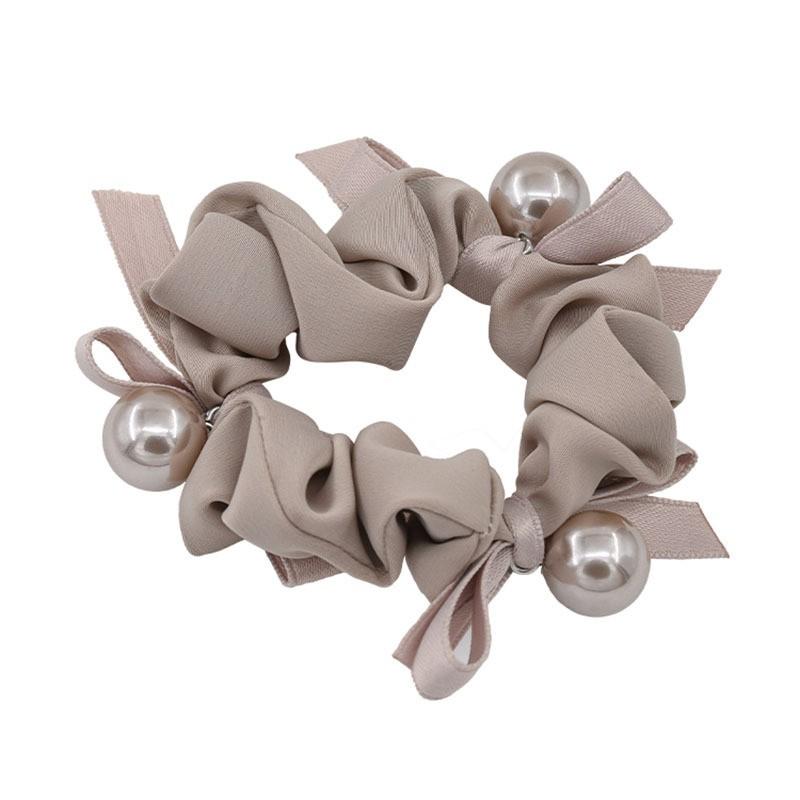 Korean Style Elegant High-End Butterfly Knot Pearl Hair Ties Women's Hair Bands Popular Korean New Model Hair Accessories