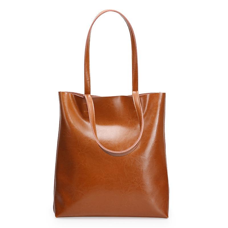 Women's Tote Bag Genuine Leather Shoulder Bag QSL0807