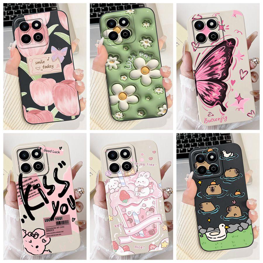 Funda para Honor X7c Funda X 7C Silicona Suave Protectora Cobertura Completa Estilo Moda Funda de Teléfono para Honor200 Smart X7 C Couqe