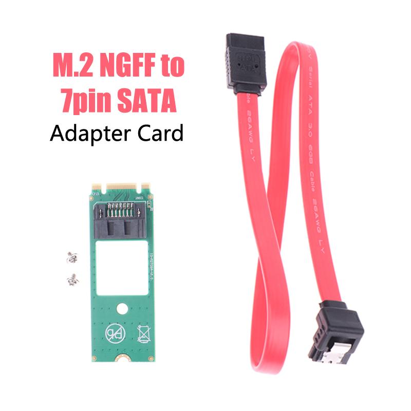 M.2 Ngff til 7-pins SATA Adapter SSD Konverter Adapterkort Ngff Detektionsværktøj til SATA3 SATA2 SSD SATA Protokol