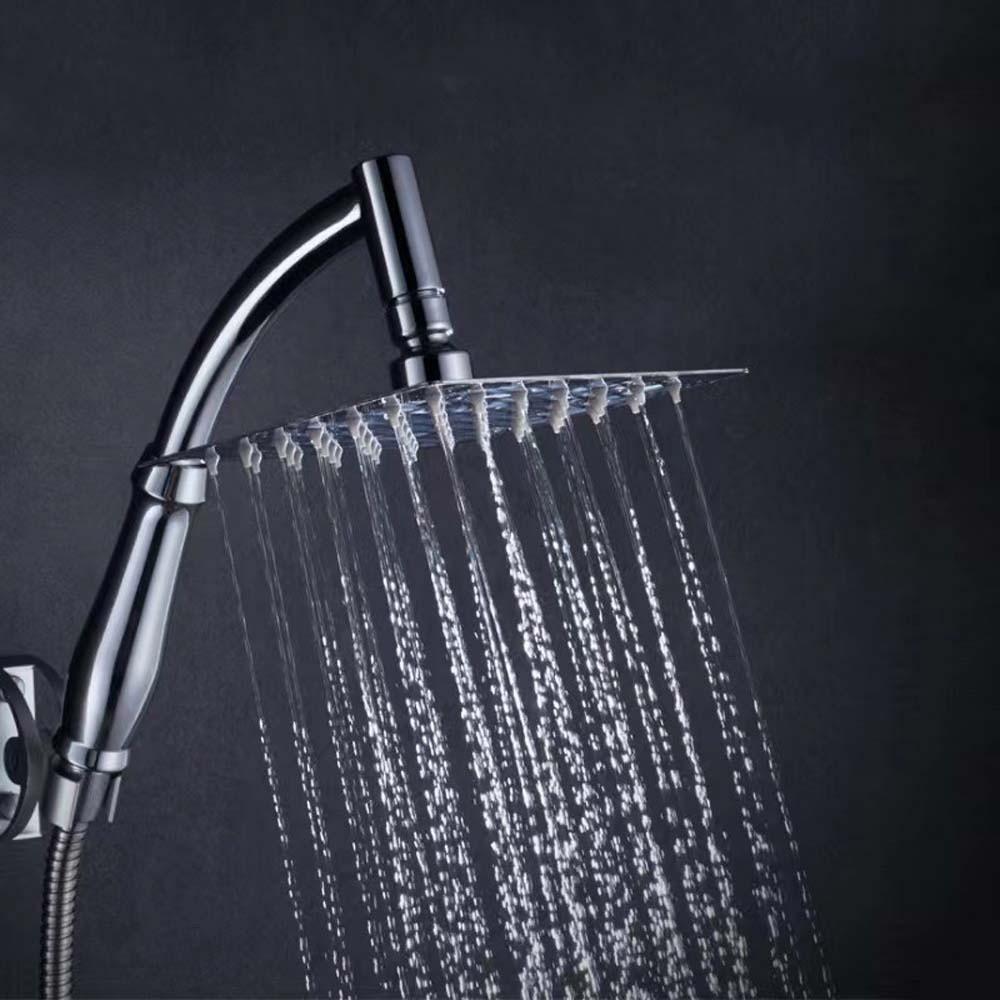 Round Pressurized Shower Nozzle Square Large Panel Showerhead Shower Heads High Pressure  Universal