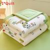 Bear Dog Capybara Flower Animal Print Summer Air Conditioner Quilt Home Use