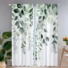 2-pack Floral Curtains, Polyester Fabric, Machine Washable, Suitable for Bedroom, Living Room, Kitchen and Bathroom