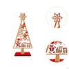 Weihnachtsbaum Desktop Ornament ,Plakette ,Holz Weihnachten Feiertags Party Dekor, Schild für Büro