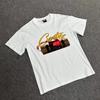 Unisex Streetwear Oversized Cotton Tee With Geometric Print Loose Fit Short Sleeve T-Shirt Men Women